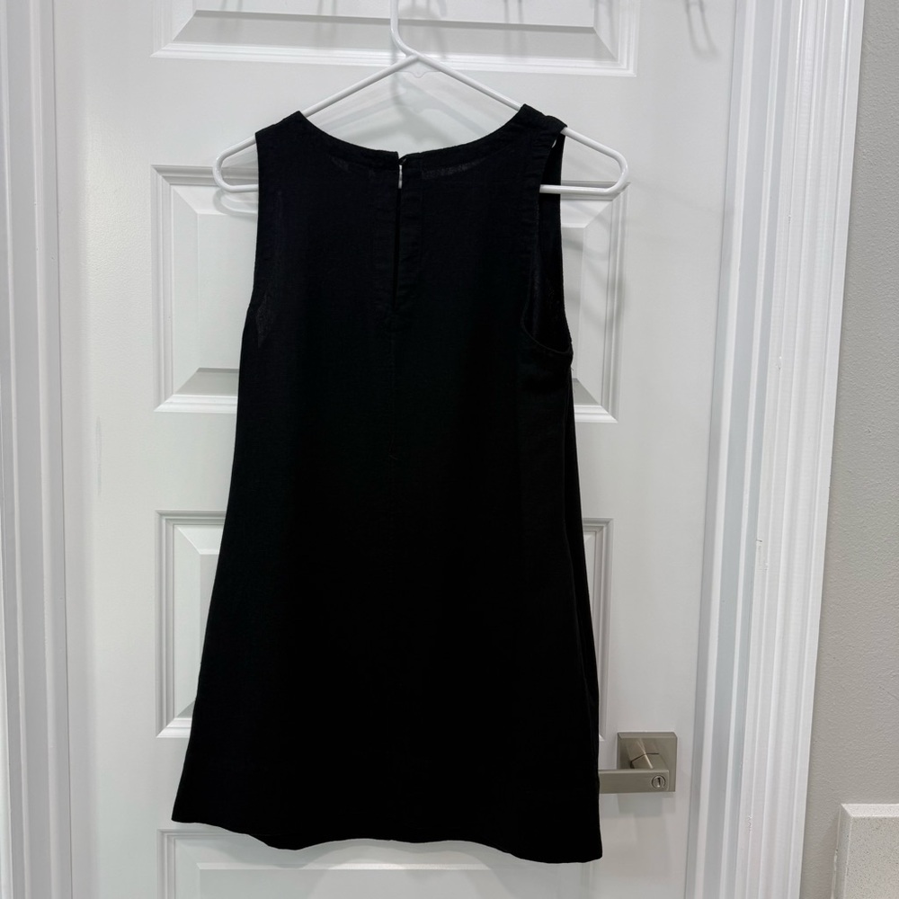 EUC OLD NAVY Sleeveless Linen-Blend Mini Shift Dress - Picture 3 of 7